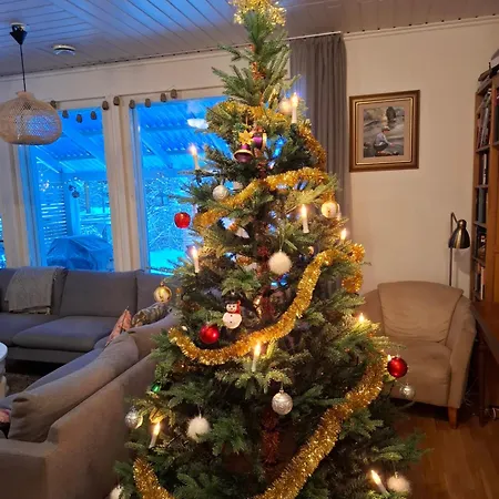 Northern Lights For Families - Close To The Arctic Circle Villa *